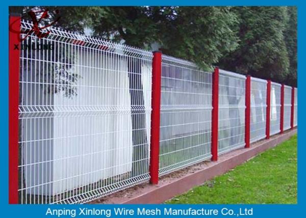 Rot Proof Pvc Coated Welded Wire Fencing , Galvanised Welded Mesh Sheets