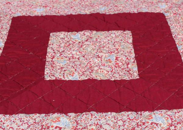 Polyester / Cotton Bedspread And Coverlets Machine Quilting With Different Size