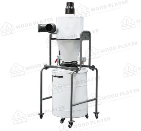 118L Drum Cyclone Wood Dust Collector Filter 125mm Inlet