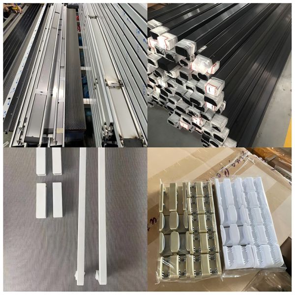 Rueda oculta Profile de acero inoxidable Sala de ducha Cuadro de puerta corredera de ducha