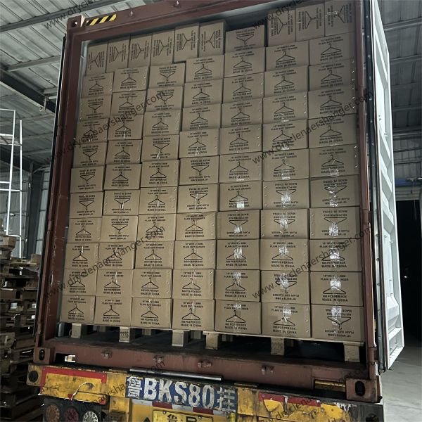 16inch White Color Dry Cleaner Wire Hangers Metal  For  Laundry Shops