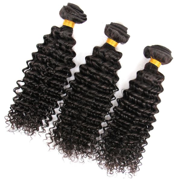 естественное Кинкы вьющиеся волосы 9А связывает нарисованный двойником уток расширений волос