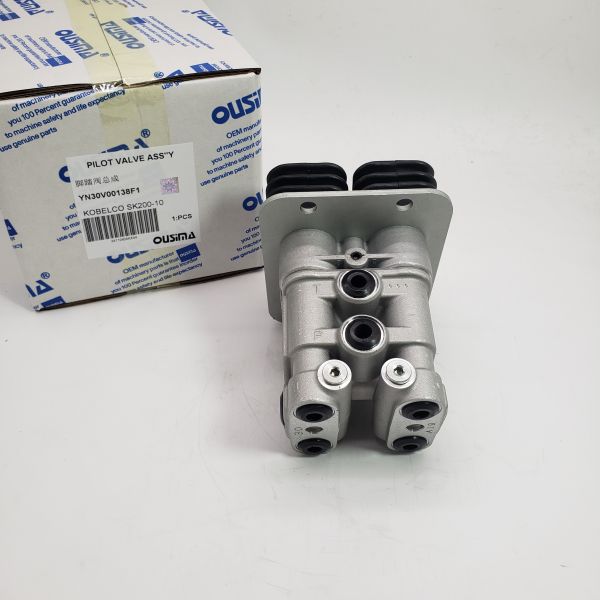 Foot valve Assembly YN30V00138F1 Pilot valve assy For KOBELCO SK200-10