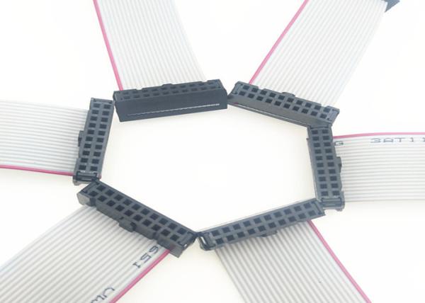 Fêmea lisa do Pin do cabo de fita FC de Gery 20 ao conector fêmea do cartão-matriz IDC da extensão