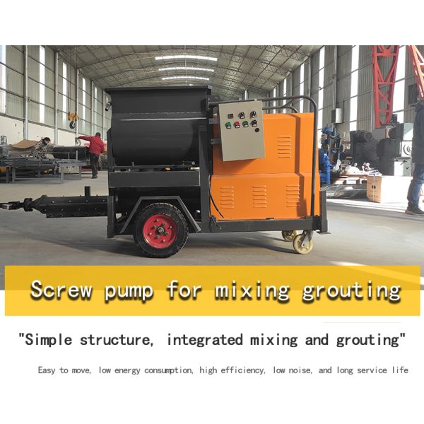 Cmsc500/1000e Jet Grouting Mixer And Agitator Microcomputer Self Level For Construction