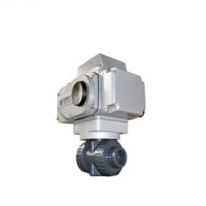 AC220V Normal Temperature Motorized PVC Ball Valve Actuator Pn16 IP67