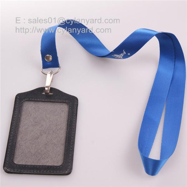 Custom made printed nylon lanyard with heavy duty metal clasp