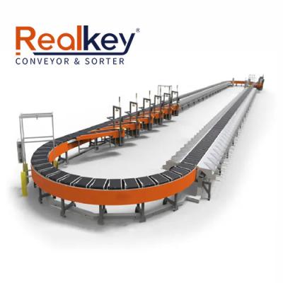 Professional Loop Cross Belt Sorter High Accuracy In Warehousing