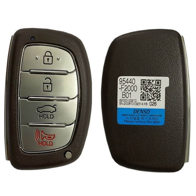 HN008314 95440-F2000 Remote Keyless Entry Car Key 4 Buttons For Hyundai