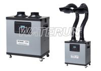 ruedas flexibles del extractor cuatro del humo del laser del brazo 200W con el indicador digital