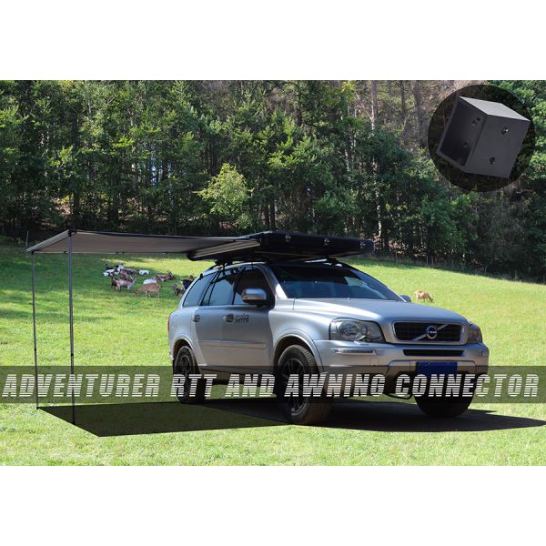 Roof Basket Outdoor Aluminum Hard Shell Roof Top Tent with LED Light Strop Cover Design