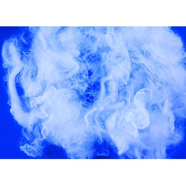 100% Biodegradable  PLA Corn Fiber 3D-15D Fineness For Hygiene Material