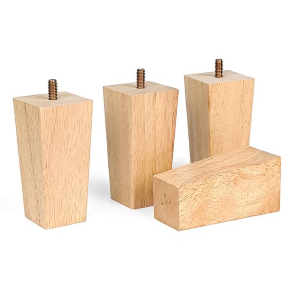 Modern Minimalist High-Quality Solid Wood Sofa Legs Furniture TV Cabinet Support Legs Heightening Wooden Leg Accessories