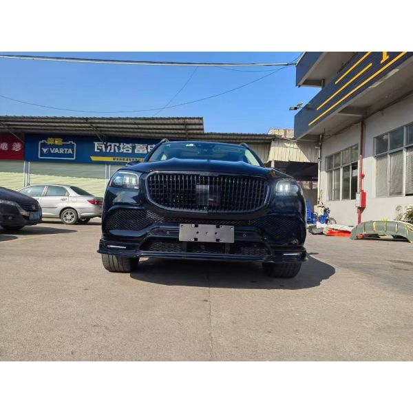 Maybach GLS600 Mercedes Benz Body Kit LD Style Front Car Bumper Lip Kit Widebody