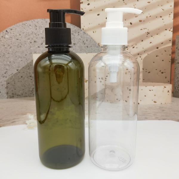12oz 360ml 28/410 Plastic PET Cosmetic Lotion Bottle With Pump Sprayer Trigger