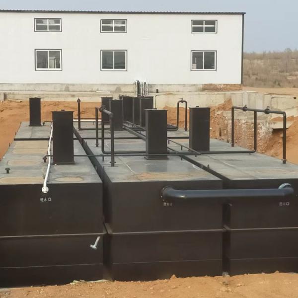 Continuous Prefabricated Domestic Sewage Treatment Plant 10-500 M3/Day For Industrial Use