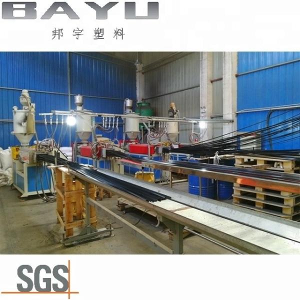Aluminum Profile Plastic PA Heat Isolation Bar Extrusion Line Nylon Extruder Machine