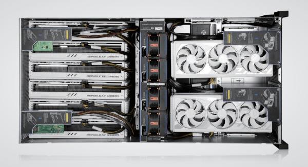 ZC6855 6U Rack Server for AI HPC with 8X600W GPU Support