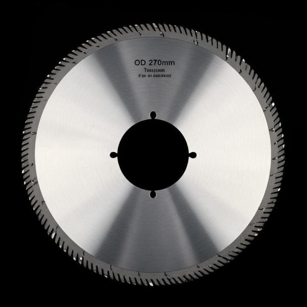 270mm Tungsten Carbide Slitting Blade 168mm ID 2mm Thickness
