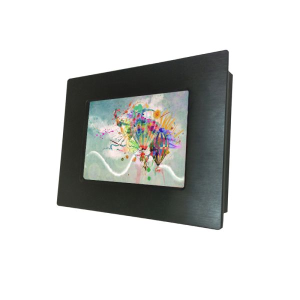 6.5 inch industrial monitor panel mount display  with VGA input 12V Dc in
