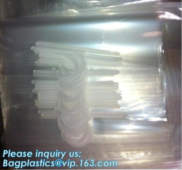 biodegradable Clothes Underwear PVC Packaging Bag With Hook Display Bikini Swimwear Bag, Environmental