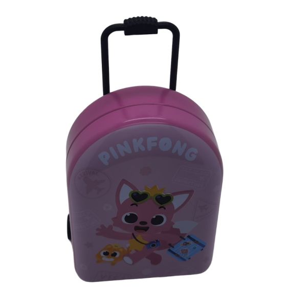 Mini Luggage Shape Custom Tin Can Metal Candy Tin Packaging Anti Rust Finish