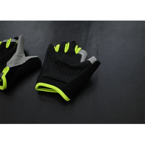 Черные женские спортивные перчатки: полиэстерный неопрен, размеры S, M, L - идеально подходят для езды на велосипеде