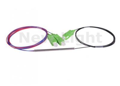 Divisor alto do PLC do divisor da fibra ótica da confiança/SC APC 1x2 para redes locais