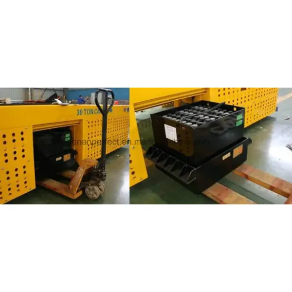 60T Capacity Electric Transfer Cart Lithium Battery Powered