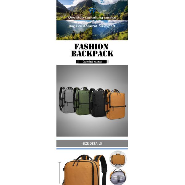 Portemantage multifonctionnel sac à dos de voyage sac à dos de randonnée en plein air Unisexe OEM