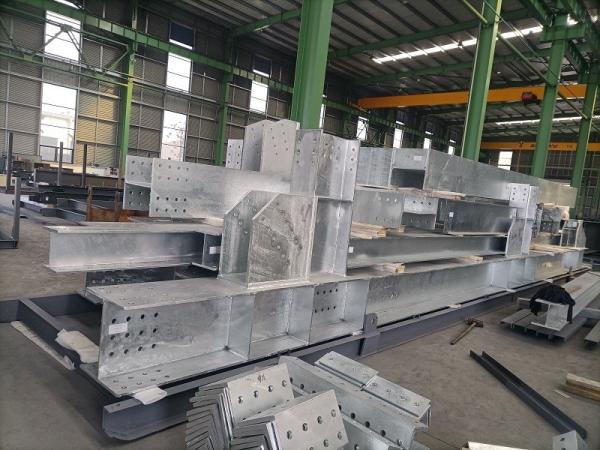 Industrial Boiler Support Steel Structure Fabrication Weather Resistant