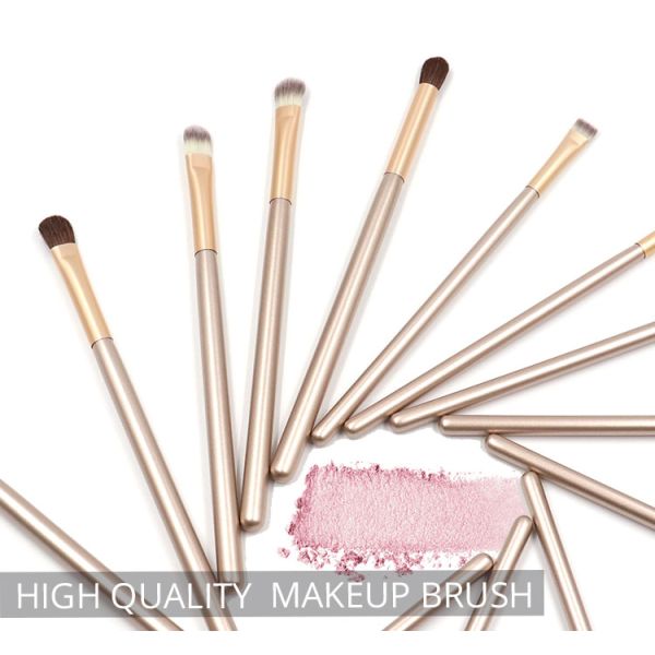 ISO 22716 18Pcs Nylon Hair Makeup Brushes Eco Friendly Painting