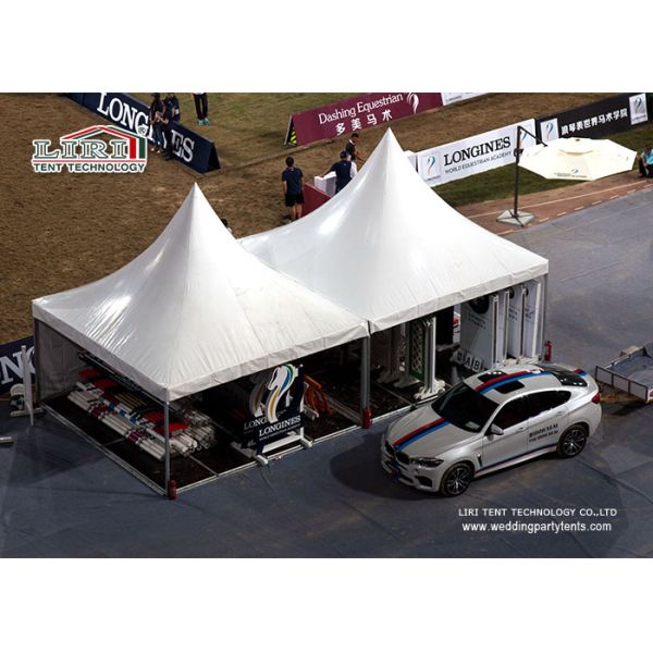 Waterproof UV Pagoda Tent 5x5m with High Peak Canopy for Weding Parties