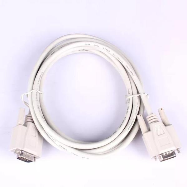 Straight DB9 To DB9 Null Modem Cable , Rs232 Male To Male Cable 1.8m 6FT