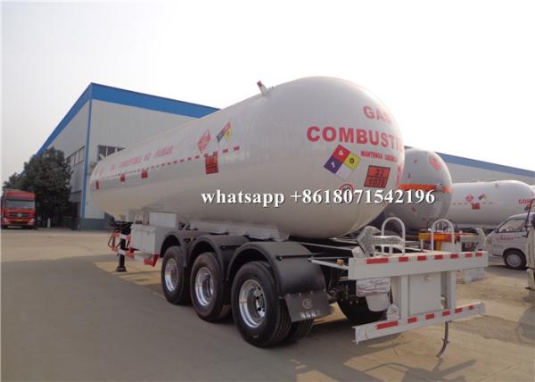 54m3 Semi Tanker Trailer LPG Propane Gas Transportation 27mt 1 Year Warranty