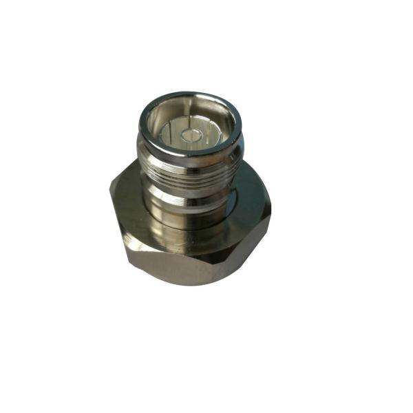 Rf coaxial connector Mini Din 4.3-10 Female to Din 7/16 Male  Adaptor