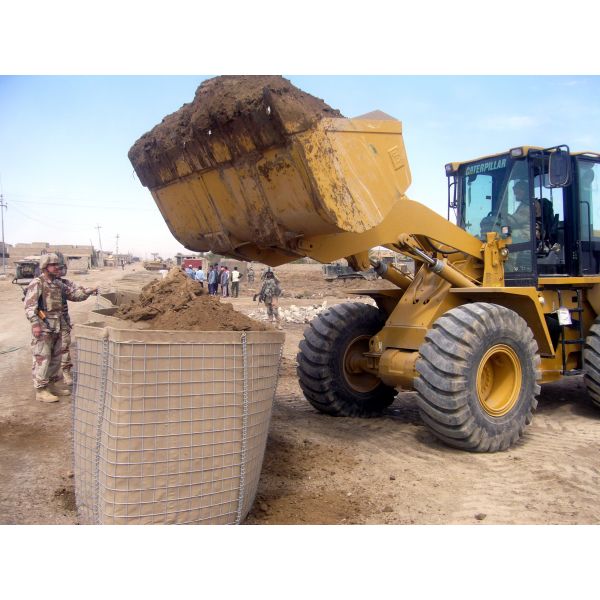 100*100mm гальванизированная сумка Брауна Hesco корзин HESCO