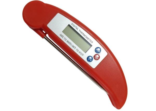 Kitchen LCD Digital Food Thermometer Stainless Steel Probe For BBQ Oven / Grill Smoker