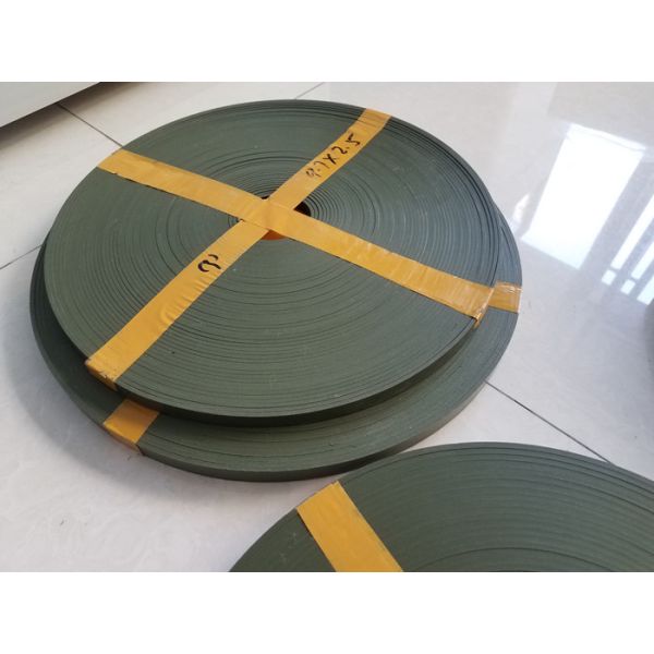 0.8mm Thickness 60%PTFE+40%Bronze Industrial Rubber Sheet PTFE Guide Tape with 15m/s Working Speed