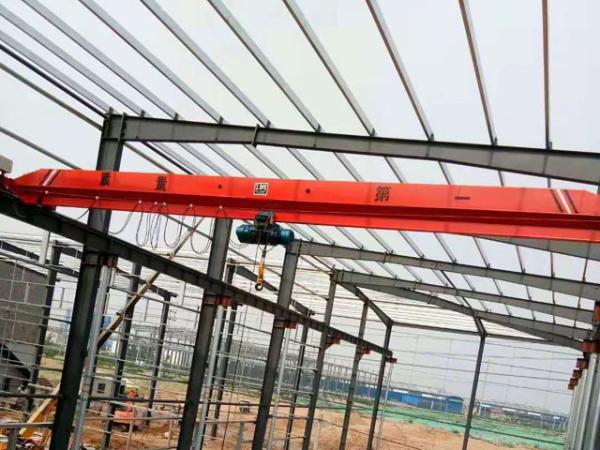 Electric Bridge Single Girder Overhead Crane Q235 Steel 1-20T LDA Type
