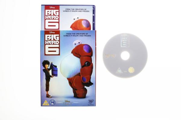 Big Hero 6  1DVD carton dvd Movie disney movie for children uk region 2 DHL free shipp