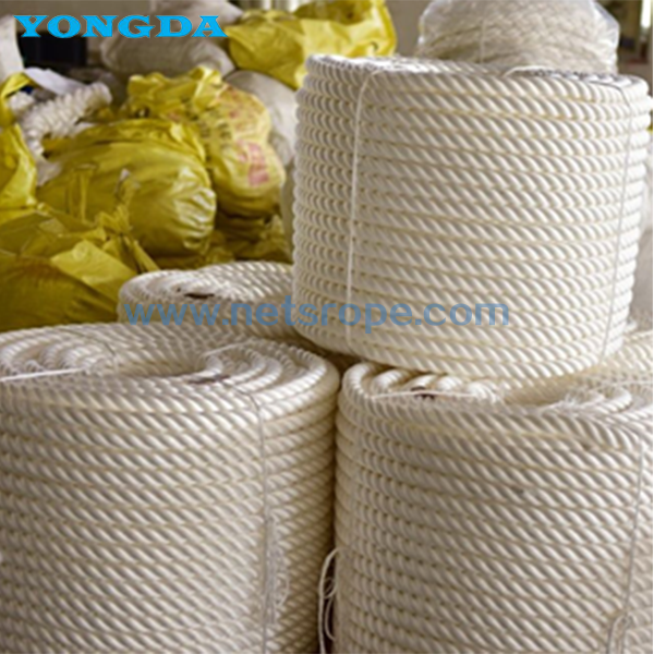 нейлон веревочки нейлона 3-Strand морской заплел веревочки