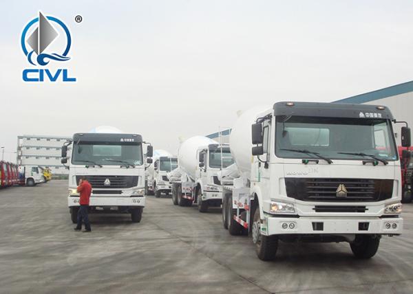Pto Cement Mixer Truck Concrete Mixing Equipment With Safety Belts For Driver