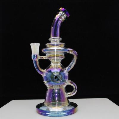 8 o Banger de quartzo de Rig Glass With 14mm do óleo da polegada prega as tubulações que de fumo de vidro o vidro Bong