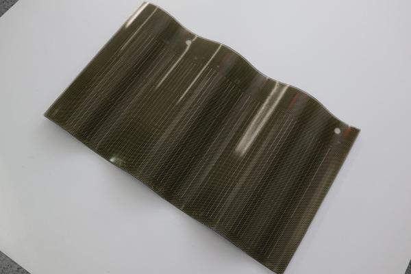 25A Max. Fuse Current XSDCM-50-H Curved Photovoltaic Solar Tiles for Modern Architectural Designs
