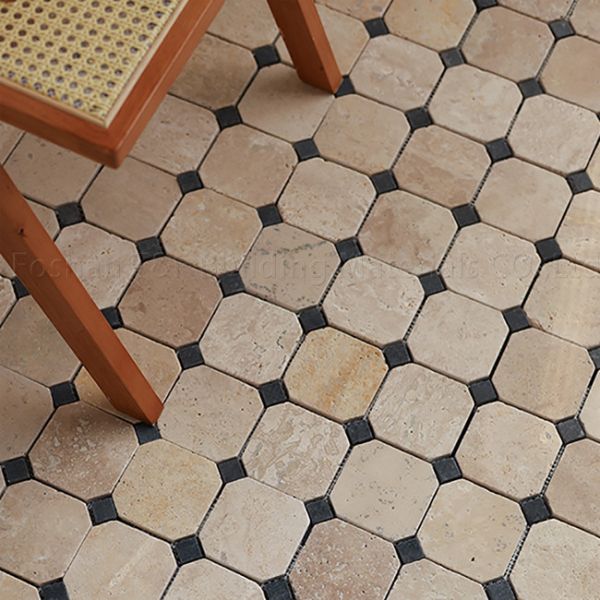 гостиница камня Clem мозаики камня пещеры плиток пола выскальзывания 300X300mm не естественная делает старый восьмиугольник