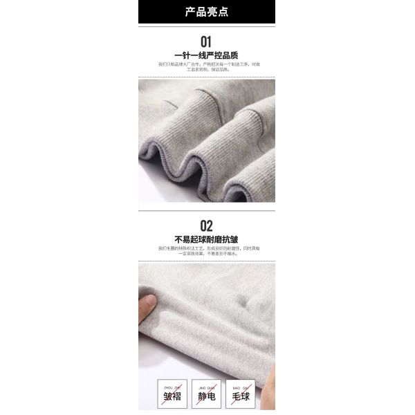 Custom Winter Cotton 500 gsm Heavyweight Embossed LOGO Sweatshirt Hoodies