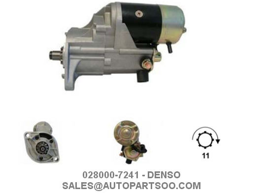 028000-7240 028000-7241 - DENSO Starter Motor 24V 4.5KW 11T MOTORES DE ARRANQUE