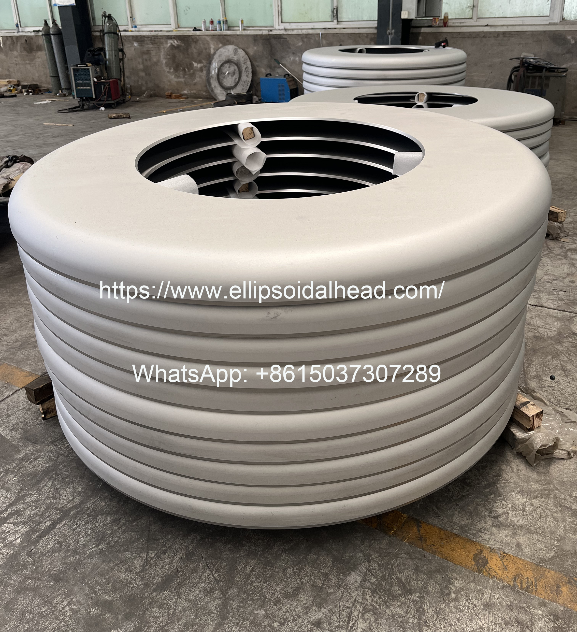 ASME Stamp S30408 Stainless Steel Flat Dished Vacuum Vessel End for MRI from Guojiang Factory