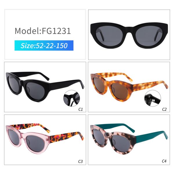 Womens Full Rim Cat Eye Oversized Big Frames Acetate Shades Sunglasses